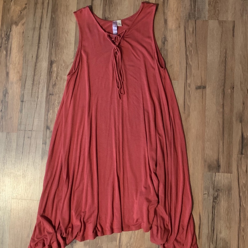 Soft Burnt Orange Dress